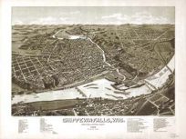 Bird's-eye View of Chippewa Falls