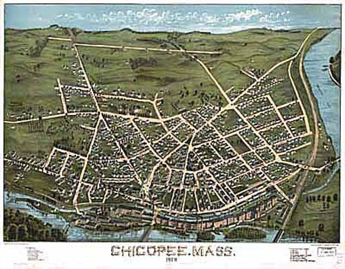 Bird's-eye View of Chicopee