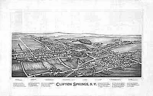 Bird's-eye View of Clifton Springs