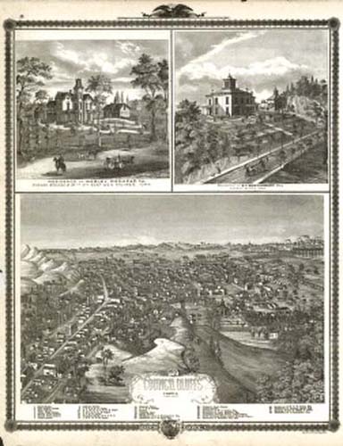 Bird's-eye View of Council Bluffs