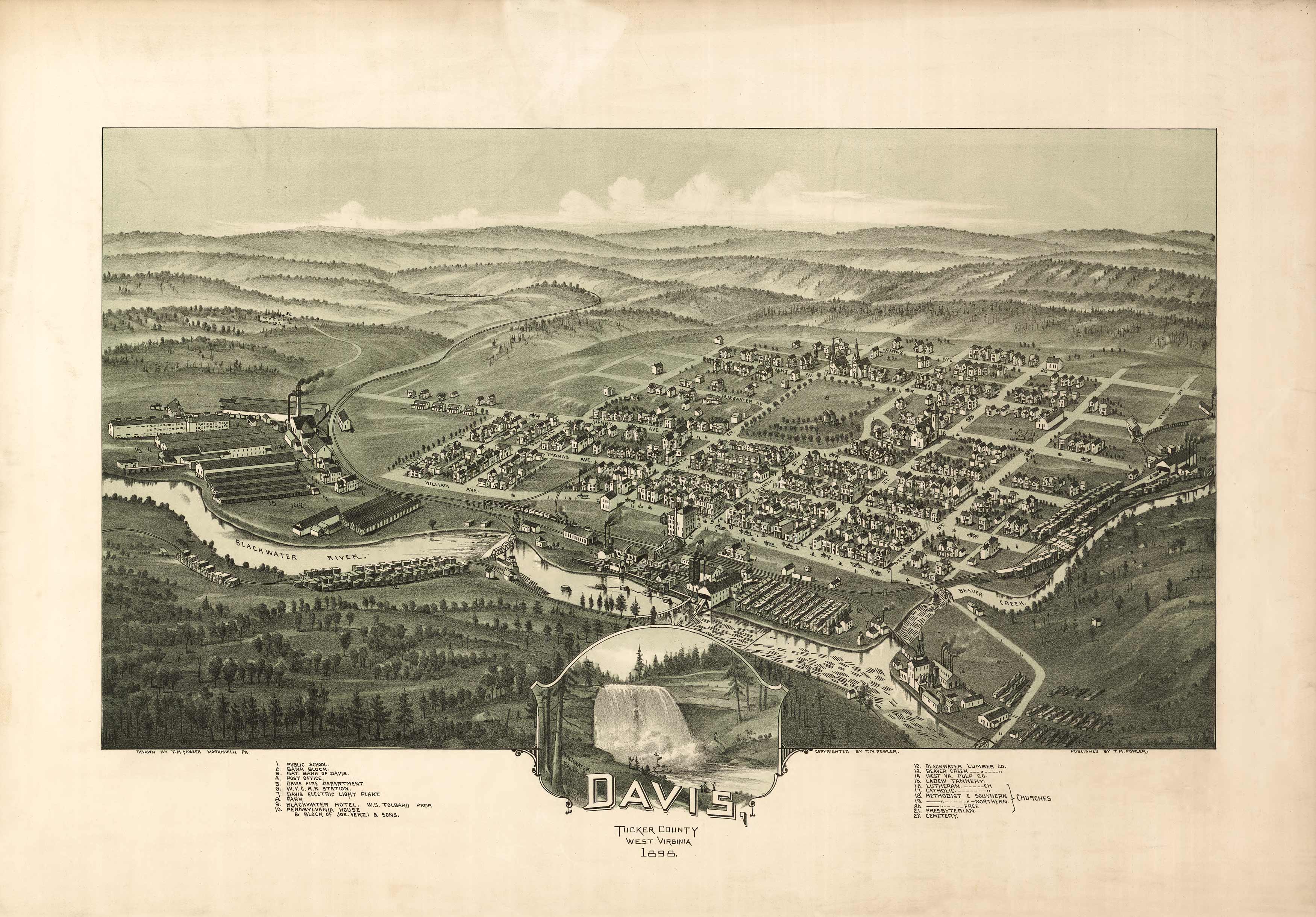 Bird's-eye View of Davis