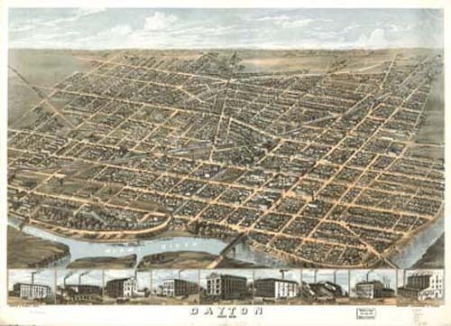 Bird's-eye View of Dayton