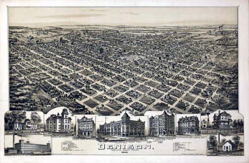 Bird's-eye View of Denison Bird's-eye View of Denison