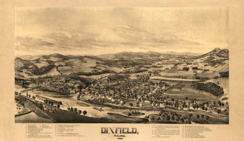 Bird's-eye View of Dixfield Bird's-eye View of Dixfield