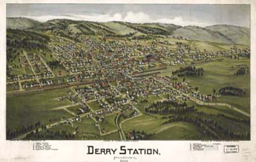 Bird's-eye View of Derry Station Bird's-eye View of Derry Station