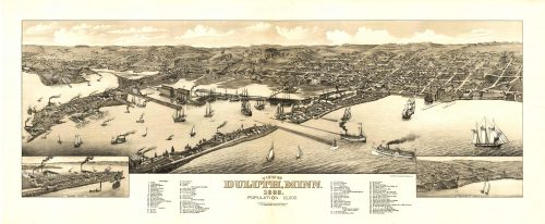 Bird's-eye View of Duluth