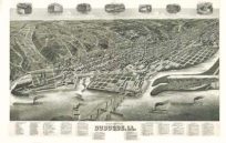 Bird's-eye View of Dubuque