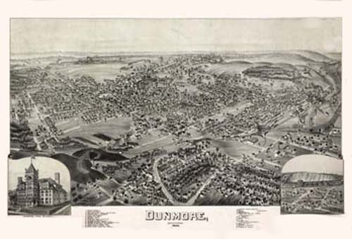 Bird's-eye View of Dunmore Bird's-eye View of Dunmore