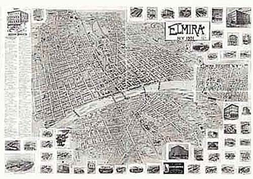 Bird's-eye View of Elmira