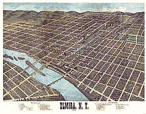 Bird's-eye View of Elmira