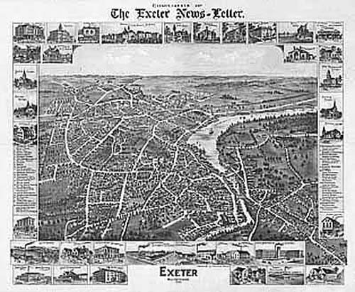 Bird's-eye View of Exeter