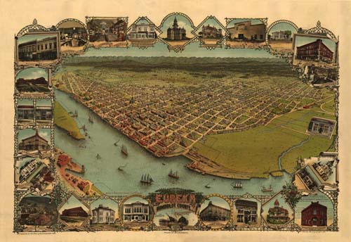 Bird's-eye View of Eureka Bird's-eye View of Eureka