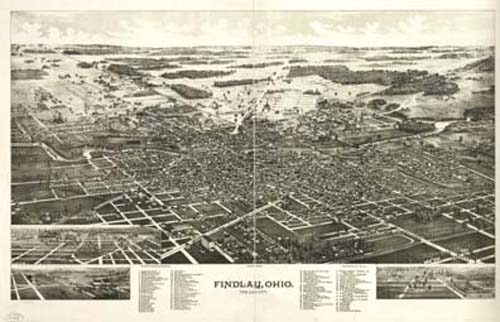 Bird's-eye View of Findlay