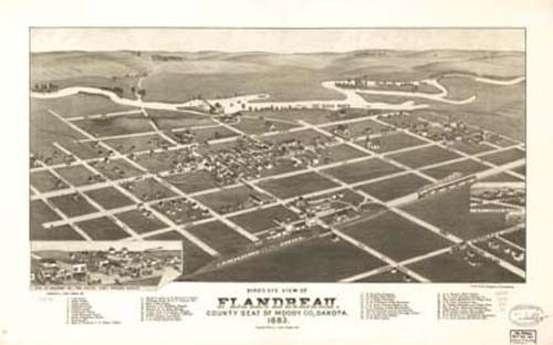 Bird's-eye View of Flandreau