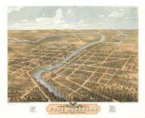 Bird's-eye View of Fort Atkinson