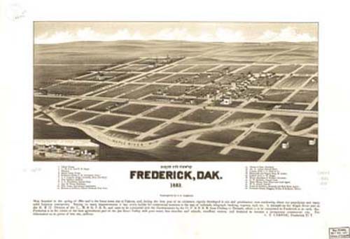 Bird's-eye View of Frederick