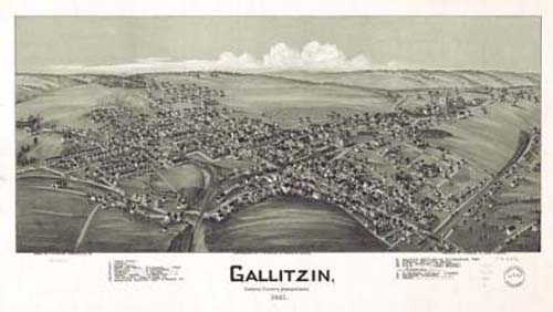 Bird's-eye View of Gallitzin Bird's-eye View of Gallitzin