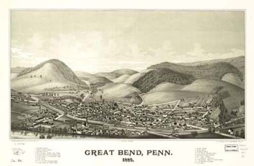 Bird's-eye View of Great Bend