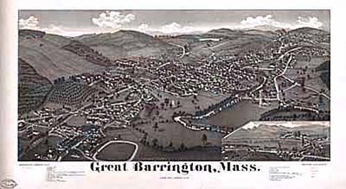 Bird's-eye View of Great Barrington Bird's-eye View of Great Barrington