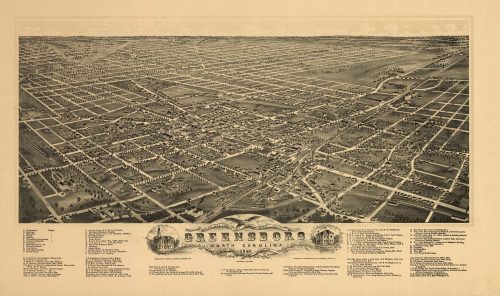 Bird's-eye View of Greensboro