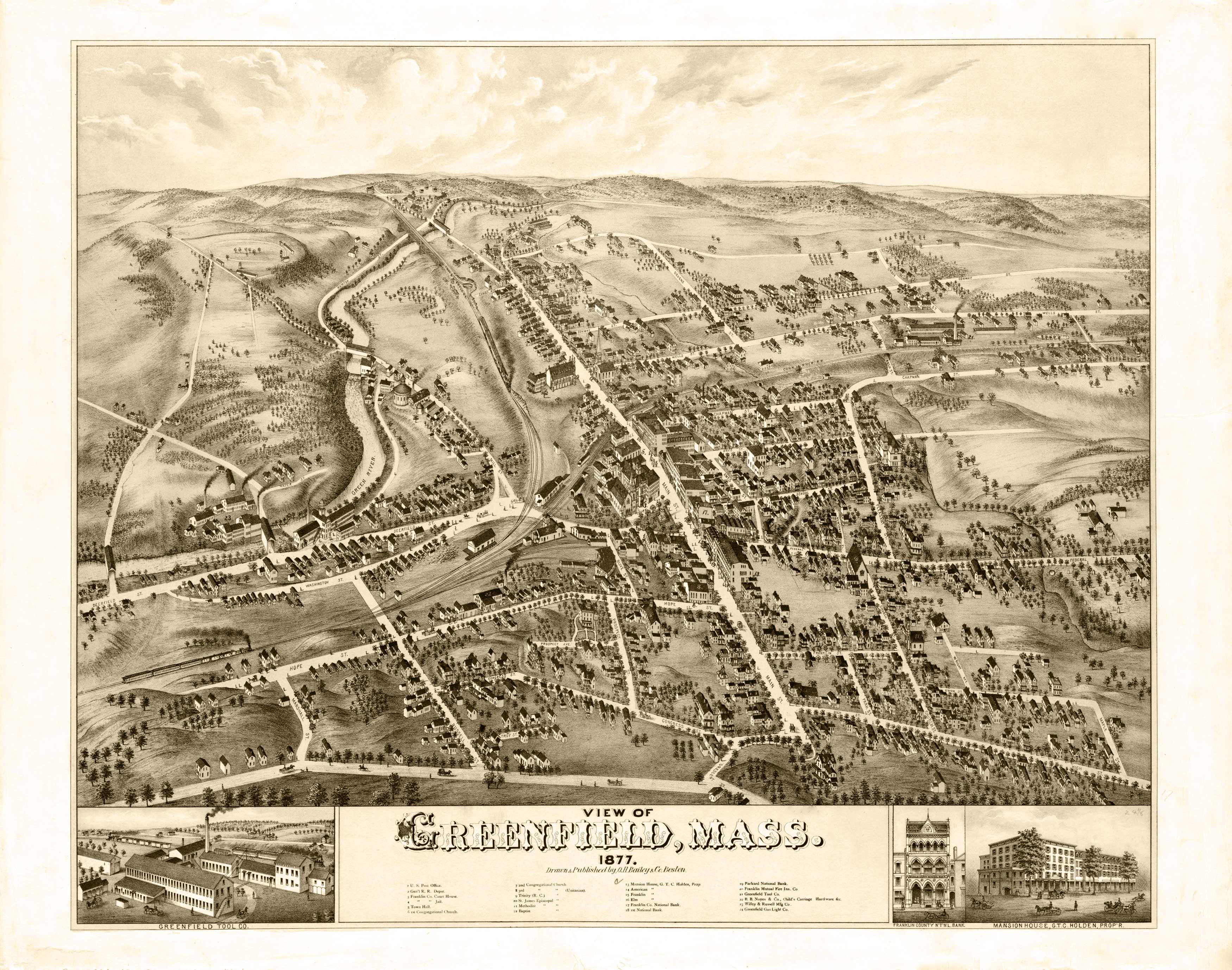 Bird's-eye View of Greenfield Bird's-eye View of Greenfield