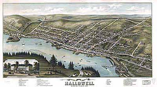 Bird's-eye View of Hallowell Bird's-eye View of Hallowell