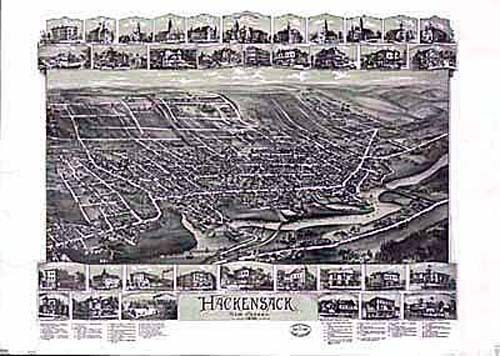 Bird's-eye View of Hackensack