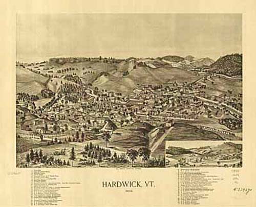 Bird's-eye View of Hardwick Bird's-eye View of Hardwick