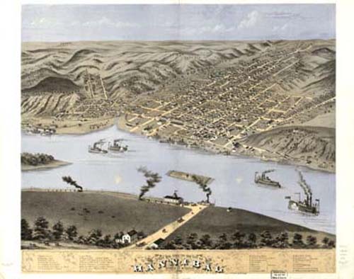 Bird's-eye View of Hannibal Bird's-eye View of Hannibal
