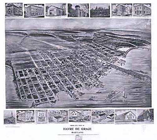 Bird's-eye View of Havre de Grace Bird's-eye View of Havre de Grace