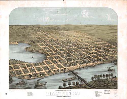 Bird's-eye View of Hastings Bird's-eye View of Hastings
