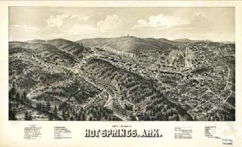 Bird's-eye View of Hot Springs