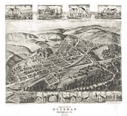 Bird's-eye View of Hyndman Bird's-eye View of Hyndman