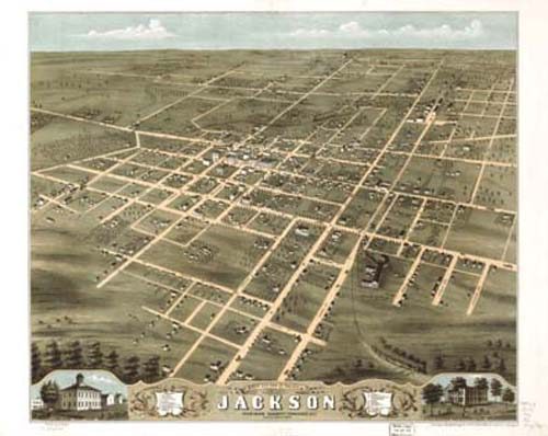 Bird's-eye View of Jackson