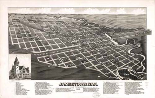 Bird's-eye View of Jamestown Bird's-eye View of Jamestown