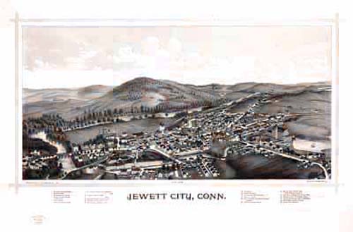 Bird's-eye View of Jewett City