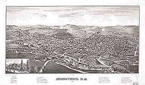 Bird's-eye View of Johnstown