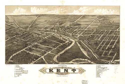 Bird's-eye View of Kent