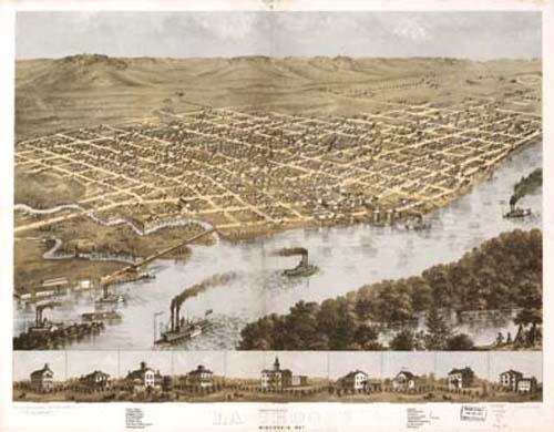 Bird's-eye View of La Crosse Bird's-eye View of La Crosse