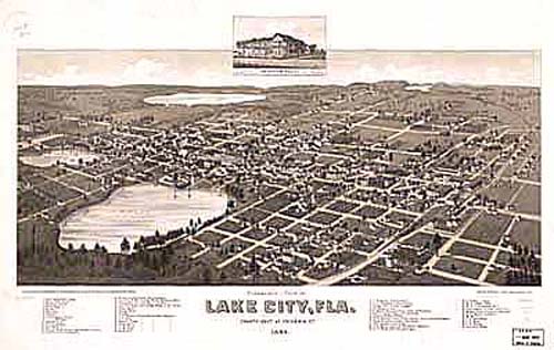 Bird's-eye View of Lake City Bird's-eye View of Lake City