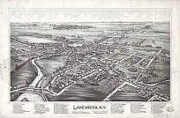 Bird's-eye View of Lancaster