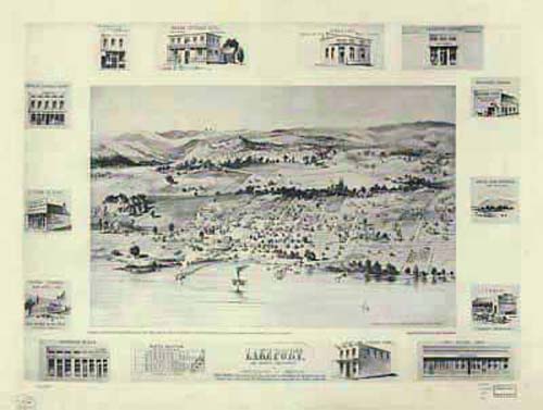 Bird's-eye View of Lakeport Bird's-eye View of Lakeport