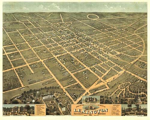 Bird's-eye View of Lexington