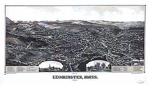 Bird's-eye View of Leominster Bird's-eye View of Leominster