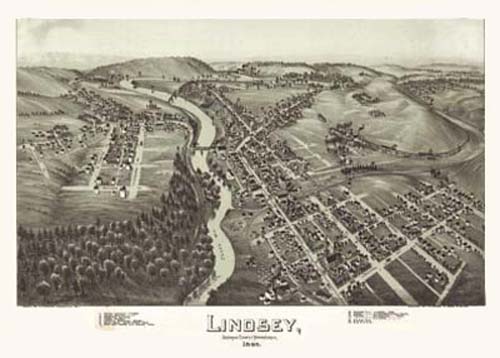 Bird's-eye View of Punxsutawney Bird's-eye View of Punxsutawney