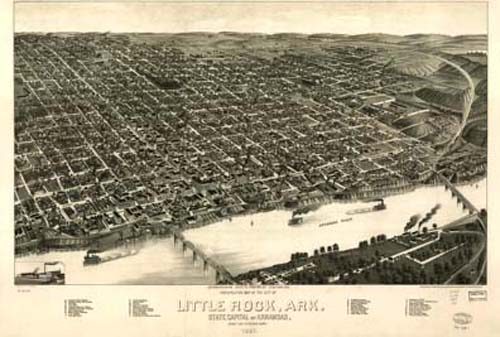 Bird's-eye View of Little Rock