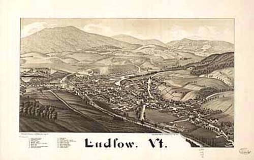 Bird's-eye View of Ludlow Bird's-eye View of Ludlow