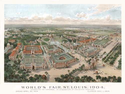 Bird's-eye View of St. Louis (World's Fair)