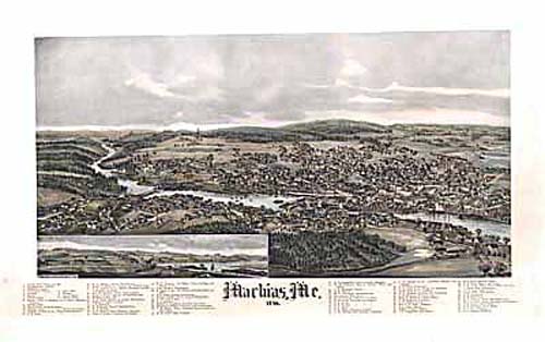 Bird's-eye View of Machias Bird's-eye View of Machias