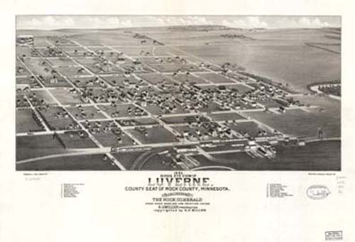 Bird's-eye View of Luverne Bird's-eye View of Luverne